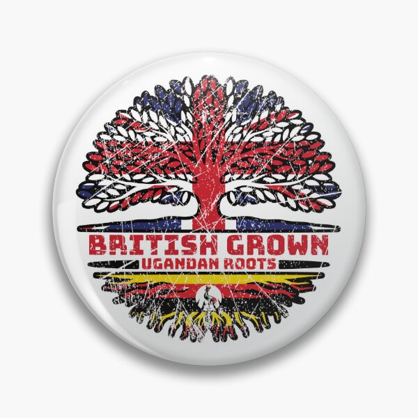 Item preview, Uganda Ugandan Uk United Kingdom British Tree Roots Flag designed and sold by FlagX.