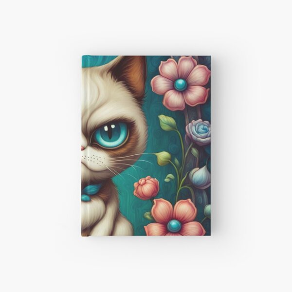 Item preview, Grumpy cat with spring vibes designed and sold by Blue-Fall.
