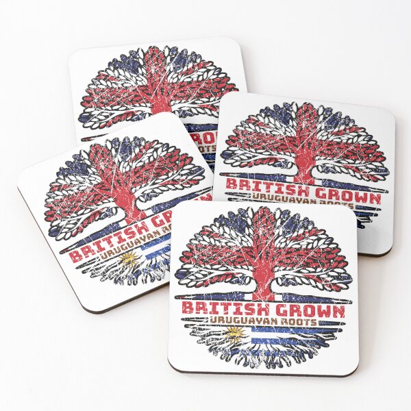 Item preview, Uruguay Uruguayan Uk United Kingdom British Tree Roots Flag designed and sold by FlagX.