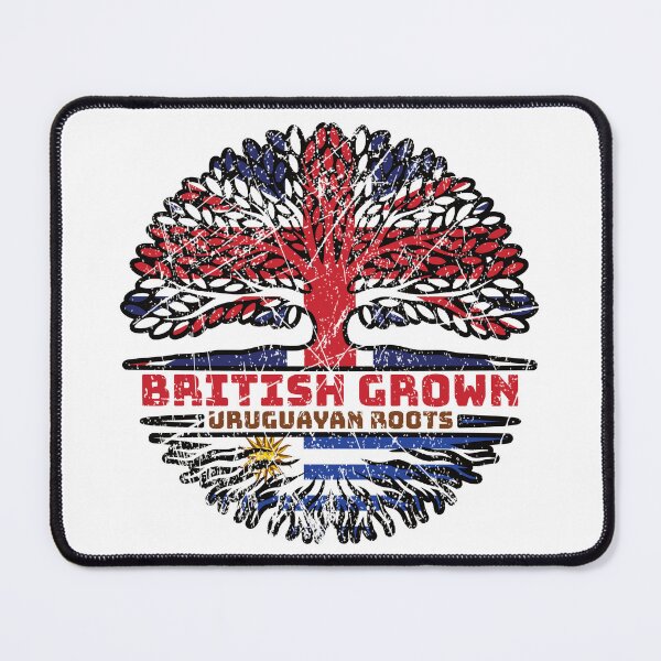 Item preview, Uruguay Uruguayan Uk United Kingdom British Tree Roots Flag designed and sold by FlagX.