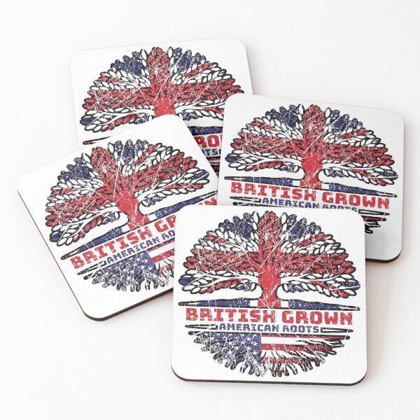 Item preview, US American USA United States Uk United Kingdom British Tree Roots Flag designed and sold by FlagX.