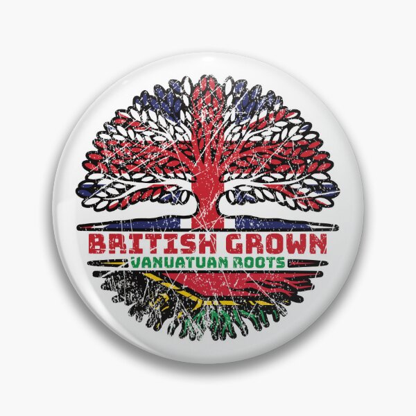 Item preview, Vanuatu Vanuatuan Vanuan Uk United Kingdom British Tree Roots Flag designed and sold by FlagX.