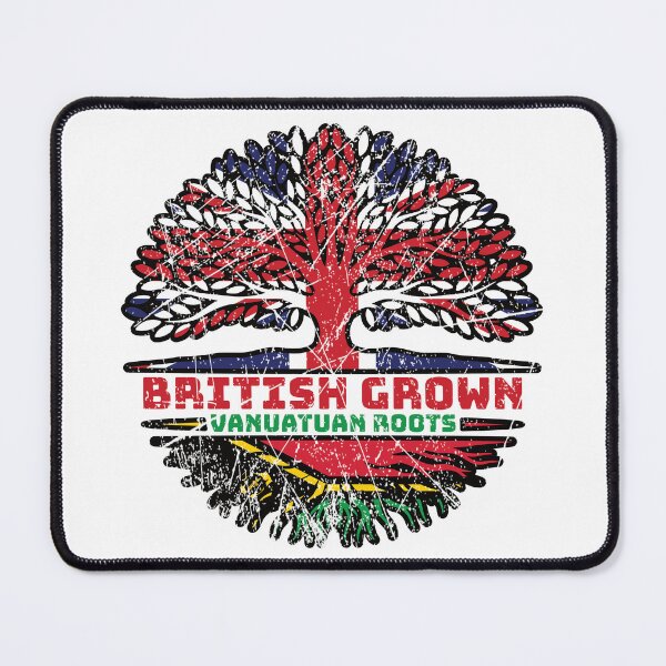 Item preview, Vanuatu Vanuatuan Vanuan Uk United Kingdom British Tree Roots Flag designed and sold by FlagX.