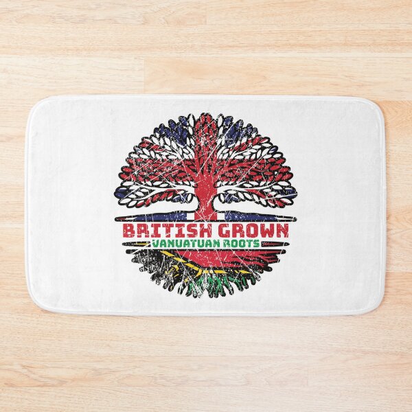 Item preview, Vanuatu Vanuatuan Vanuan Uk United Kingdom British Tree Roots Flag designed and sold by FlagX.