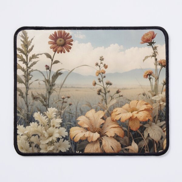 Item preview, Vintage Botanical Deskmat | Dried Flower Aesthetic mousepad, desk pad, desk mat, desk mouse pad, desk mat gaming, large xxl mouse pad, gaming mouse pad designed and sold by QpetStyle.