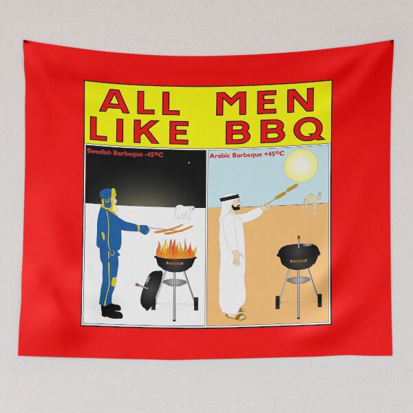 Item preview, All men like BBQ designed and sold by ALF2023.