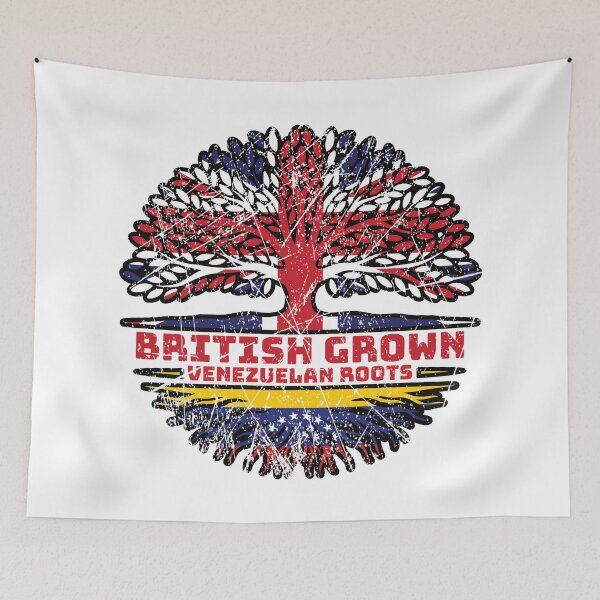 Item preview, Venezuela Venezuelan Uk United Kingdom British Tree Roots Flag designed and sold by FlagX.