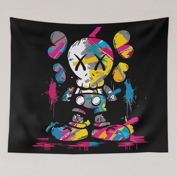 Item preview, "Cross-Eyed Cartoon Chaos" designed and sold by Art-Vortex-fr.