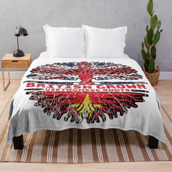 Item preview, Vietnamese Vietnam Uk United Kingdom British Tree Roots Flag designed and sold by FlagX.