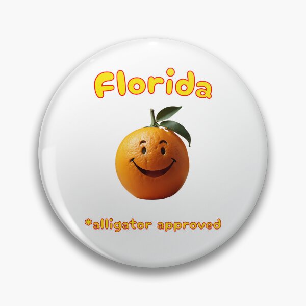Item preview, Florida Orange - Alligator Approved. designed and sold by nyathiwa.