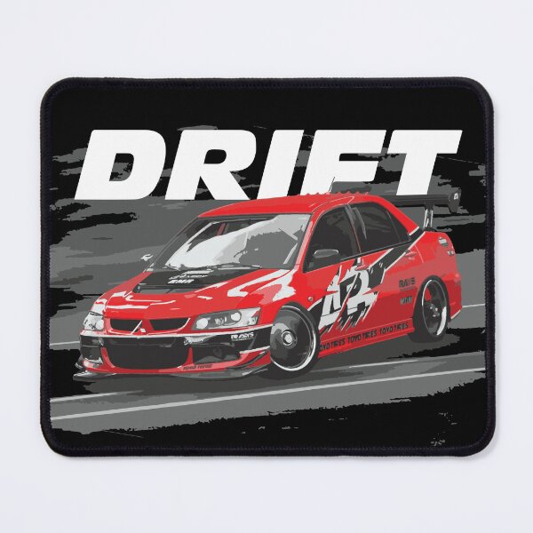 Item preview, tokyo drift Mitsubishi evo DSM dk Keiichi Tsuchiya rally red widebody designed and sold by cowtownCOWBOY.