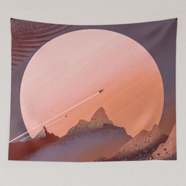 Item preview, Jupiter mountains designed and sold by Swadeillustrations.