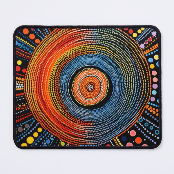 Item preview, Aboriginal Inspired Dot Art - Main Circle designed and sold by GrinGalore.