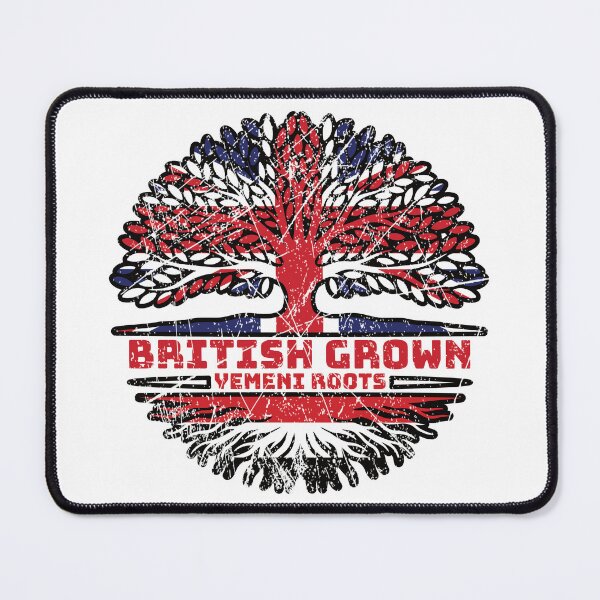 Item preview, Yemen Yemeni Uk United Kingdom British Tree Roots Flag designed and sold by FlagX.
