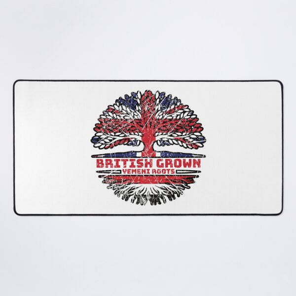 Item preview, Yemen Yemeni Uk United Kingdom British Tree Roots Flag designed and sold by FlagX.