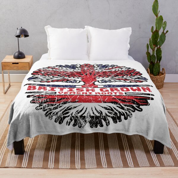 Item preview, Yemen Yemeni Uk United Kingdom British Tree Roots Flag designed and sold by FlagX.