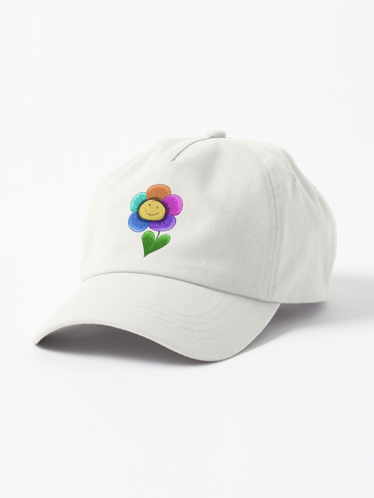 Thumbnail 1 von 7, Cap, bunte Blume designt und verkauft von Kobeko.