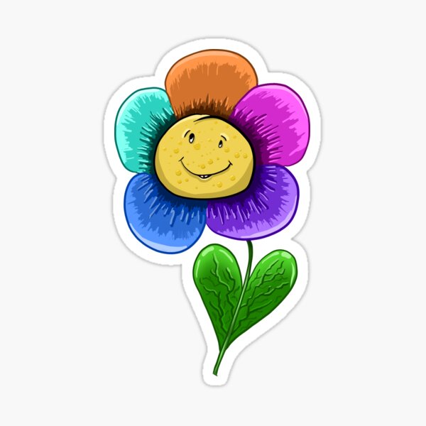 Item preview, colorful flower designed and sold by Kobeko.