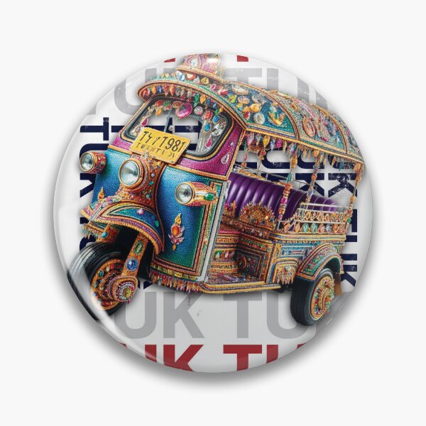 Item preview, Tuk Tuk Vol:10 AMEZING Thailand Exciting experience symbolic, Uniqueness of Bangkok Thailand Luxurious, decorated with diamonds, gems, precious gems. designed and sold by Bspaces.