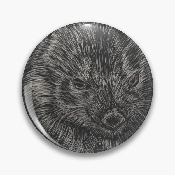 Item preview, Wombat image in black and white. designed and sold by Nature in Tasmania.