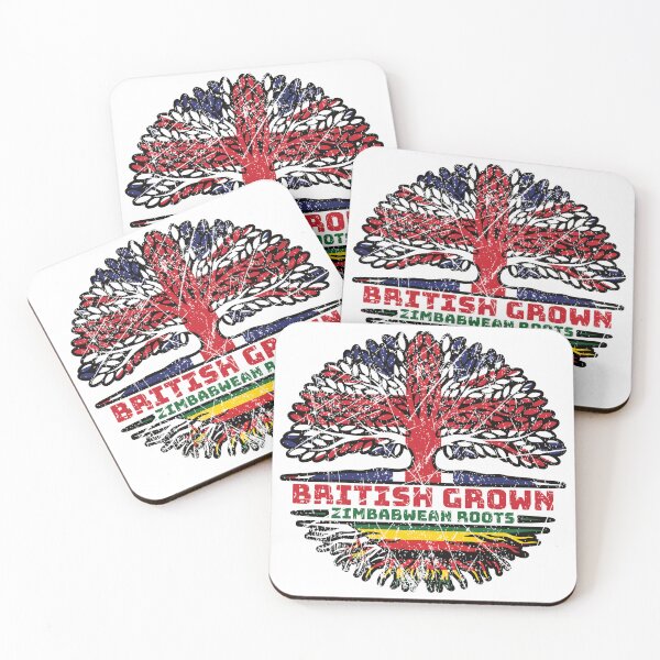 Item preview, Zimbabwe Zimbabwean Uk United Kingdom British Tree Roots Flag designed and sold by FlagX.