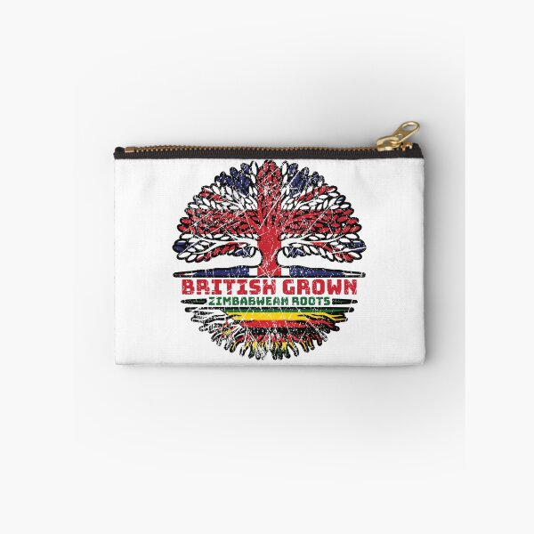 Item preview, Zimbabwe Zimbabwean Uk United Kingdom British Tree Roots Flag designed and sold by FlagX.