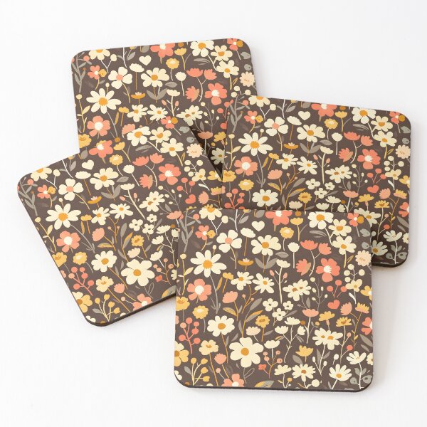 Item preview, retro floral pattern designed and sold by Brian Nicholls.