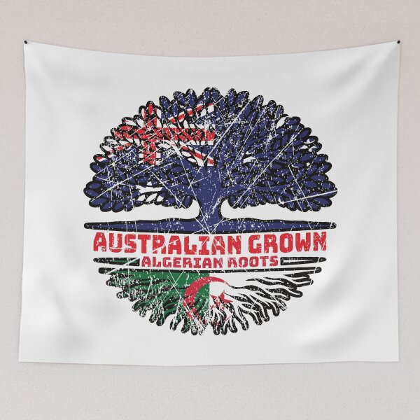 Item preview, Algeria Algerian Australian Australia Tree Roots Flag designed and sold by FlagX.