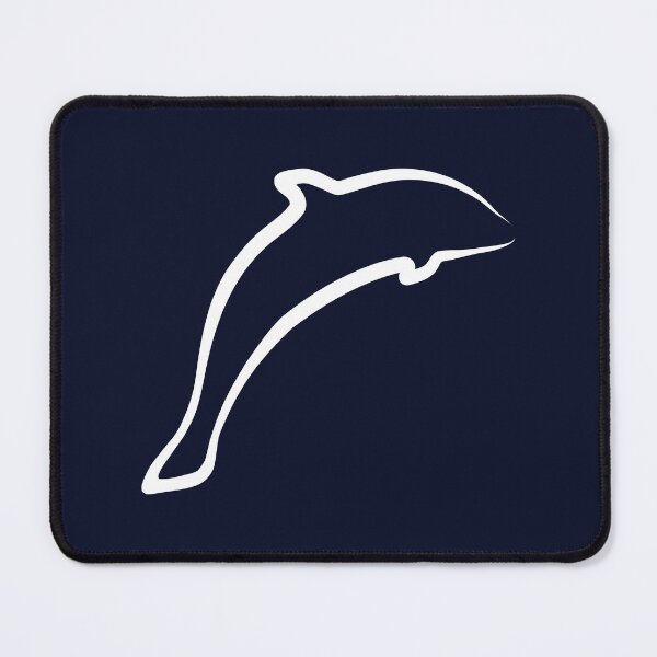 Item preview, 2D Dolphin Illustration - White designed and sold by OG-Graphics.