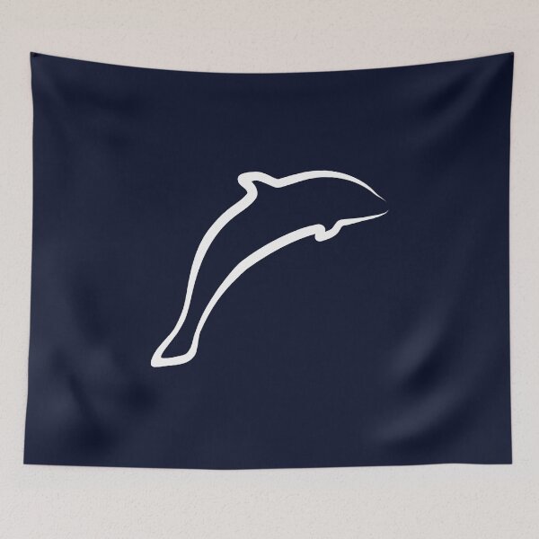 Item preview, 2D Dolphin Illustration - White designed and sold by OG-Graphics.