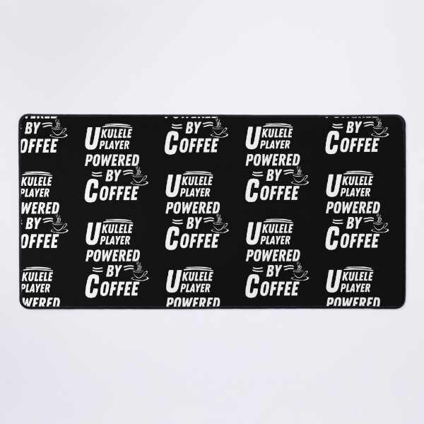 Item preview, Ukulele player powered by coffee designed and sold by annoying-shirts.