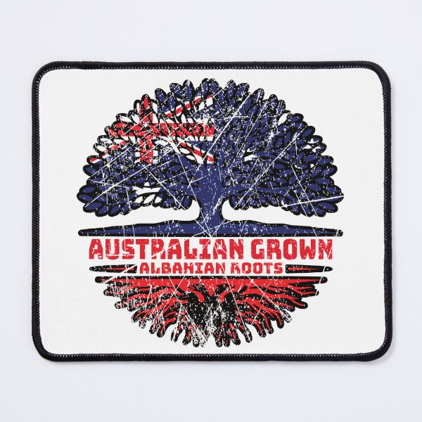 Item preview, Albanian Albania Australian Australia Tree Roots Flag designed and sold by FlagX.