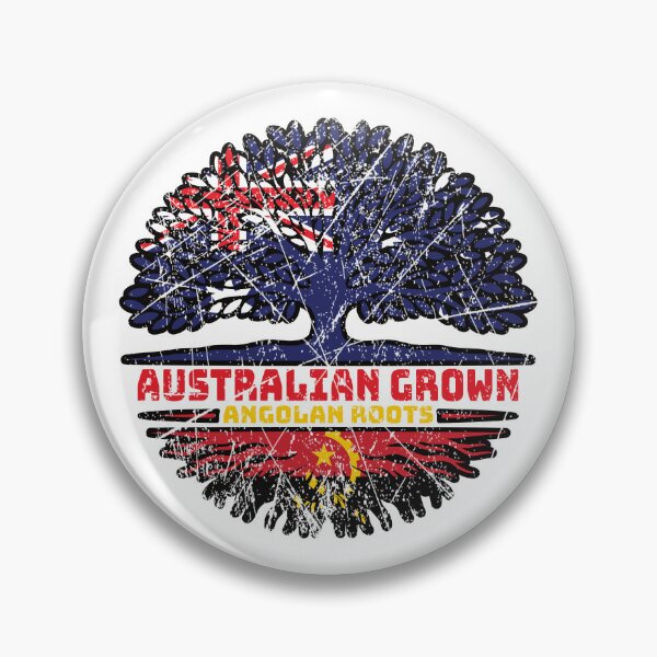 Item preview, Angola Angolan Australian Australia Tree Roots Flag designed and sold by FlagX.
