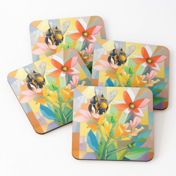 Item preview, A bee and a flower.  designed and sold by Nomad-Maynard.