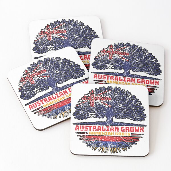Item preview, Armenian Armenia Australian Australia Tree Roots Flag designed and sold by FlagX.