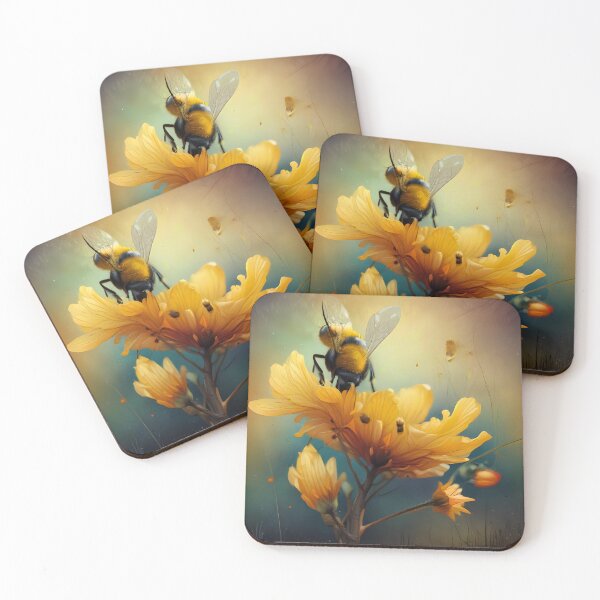 Item preview, A bee and a flower.  designed and sold by Nomad-Maynard.