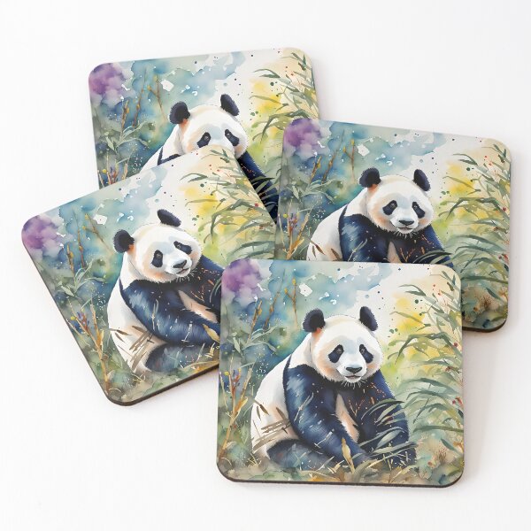 Item preview, Giant Panda (Ailuropoda melanoleuca) - World Wildlife Watercolour Style designed and sold by Country-Artist.