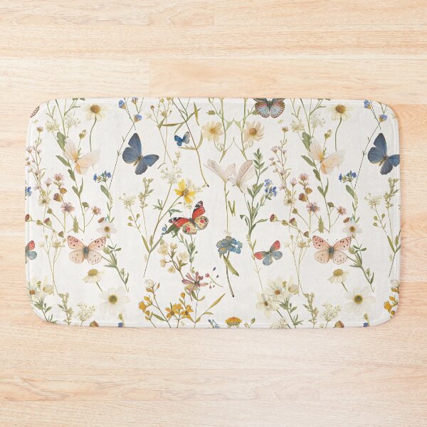 Item preview, Charming Butterfly Wildflower Pastel Print designed and sold by amortka.