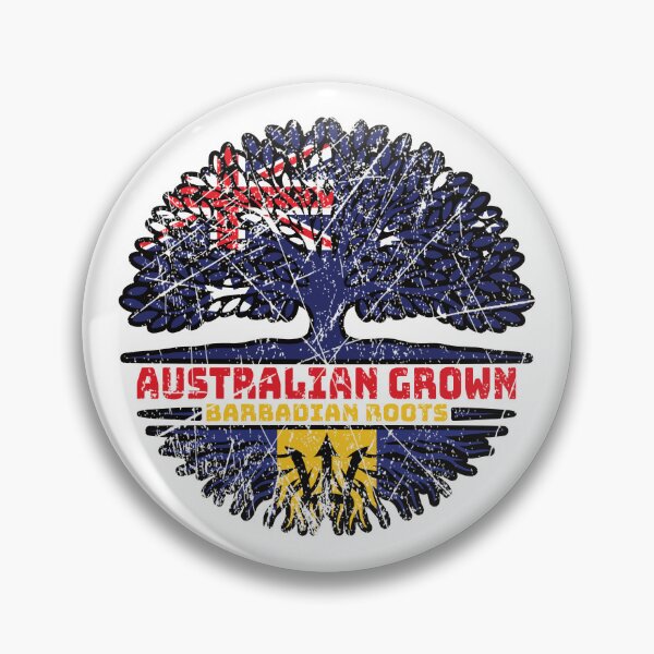 Item preview, Barbados Barbadian Australian Australia Tree Roots Flag designed and sold by FlagX.
