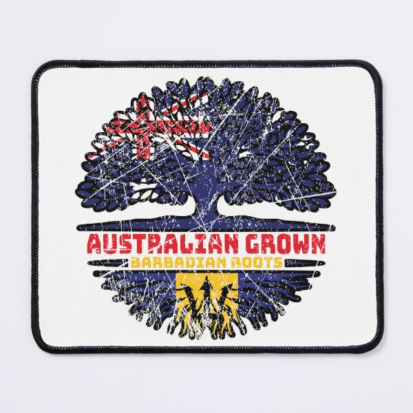 Item preview, Barbados Barbadian Australian Australia Tree Roots Flag designed and sold by FlagX.