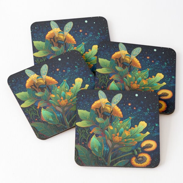 Item preview, A bee and a flower.  designed and sold by Nomad-Maynard.