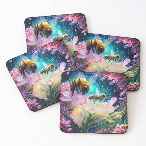 Item preview, A bee and a flower.  designed and sold by Nomad-Maynard.