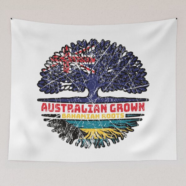 Item preview, Bahamas Bahamian Australian Australia Tree Roots Flag designed and sold by FlagX.