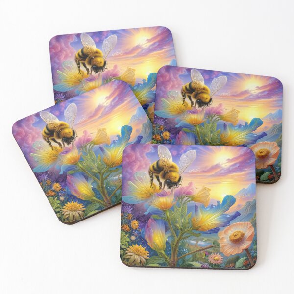 Item preview, A bee and a flower.  designed and sold by Nomad-Maynard.