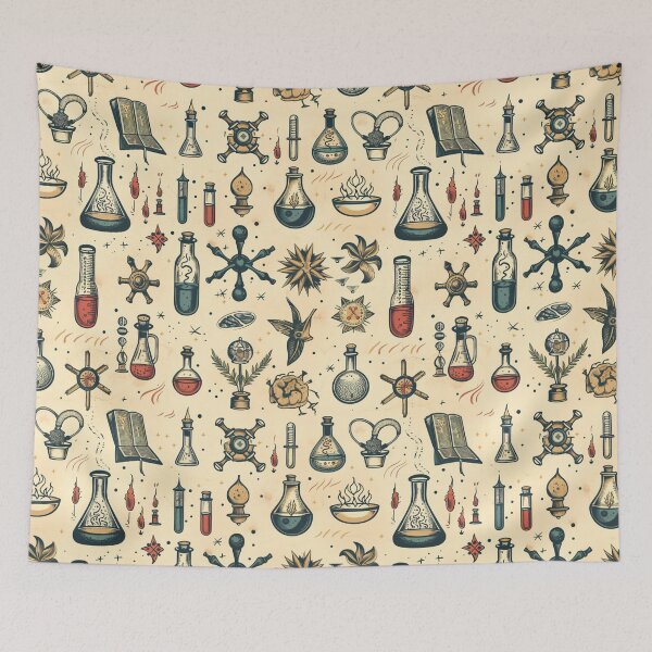 Item preview, Medieval Sci-Fi Chemistry Icons designed and sold by amortka.