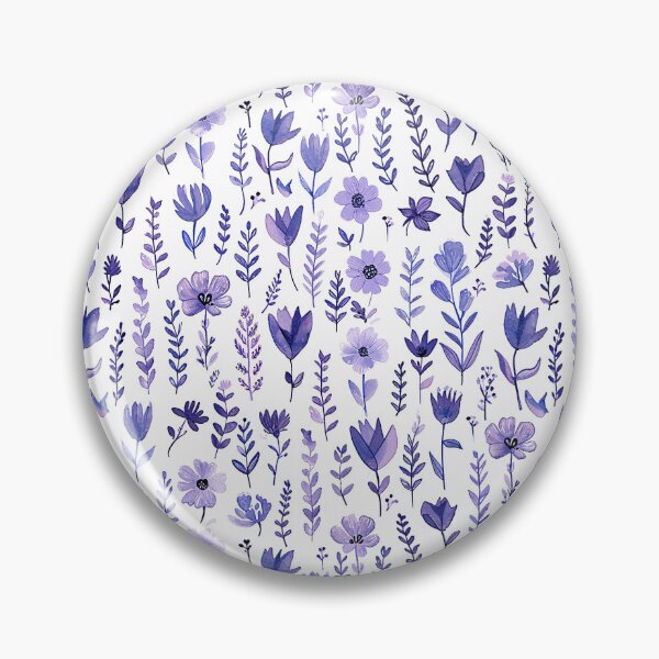 Item preview, Nature-Inspired Violet & Indigo Cottagepunk Pattern for Kids designed and sold by amortka.
