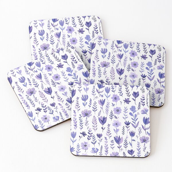 Item preview, Nature-Inspired Violet & Indigo Cottagepunk Pattern for Kids designed and sold by amortka.