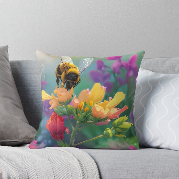 Item preview, A bee and a flower.  designed and sold by Nomad-Maynard.