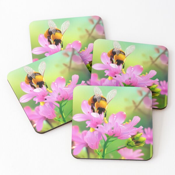 Item preview, A bee and a flower.  designed and sold by Nomad-Maynard.
