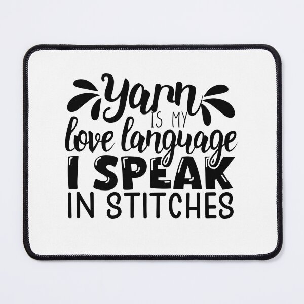 Item preview, Yarn Is My Love Language! Crochet, Knitting designed and sold by smalldesignbox.